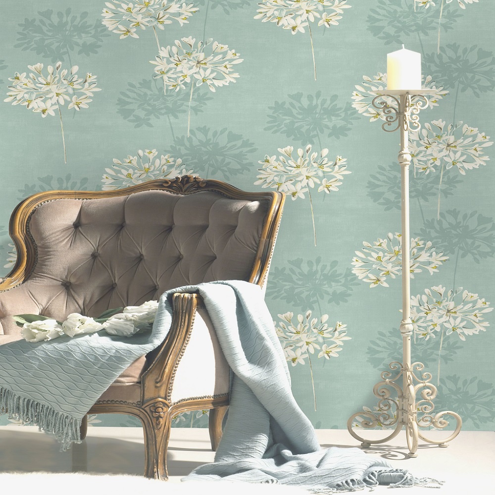 237-2378228_teal-floral-wallpaper-for-livingroom
